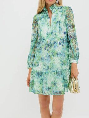 NW Water Lilies Organza Palmerston Dress